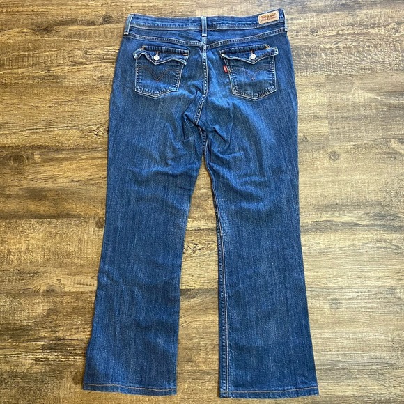 Levi's 515 Stretch Bootcut Jeans Women's 34x28 Casual Comfort Core Everyday 14 - Picture 2 of 11